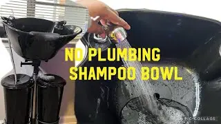 Best shampoo bowl portable/ Meilleur bol de lavage portable ~ no plumbing