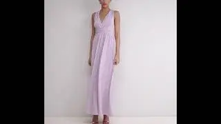 Drape Twist Back Maxi Dress