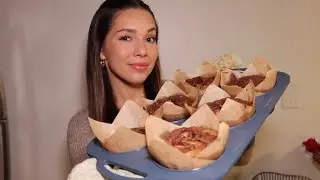 АСМР Пеку банановые кексы с Нутеллой 🍌🍫 *закадровый голос*