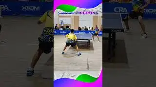 BLOCK BACKHAND DRIVE #탁구 #卓球 #乒乓球 #pingpong #tabletennis #sports #shorts