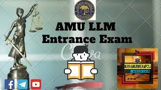 Syllabus of AMU LLM Entrance Exam 2020//New Pattern// Mukesh Gaur