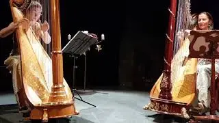 Harfen-Duo Edm&eacute;e-Angeline Sansonnens und Praxedis Hug-R&uuml;tti