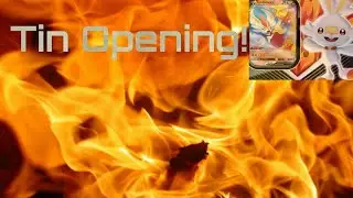 Pok&eacute;mon Cinderace Tin Opening