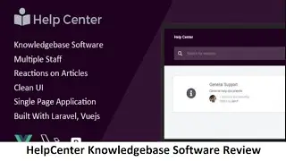 HelpCenter Knowledgebase Software Review