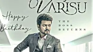 Thalapathy Vijay Birthday whatsapp status 2022| Varisu FL Reveal whatsapp status