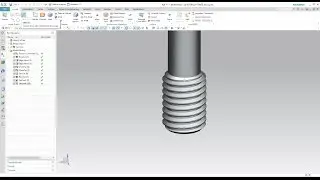 Siemens PLM NX - How to Create Real Detailed Threads