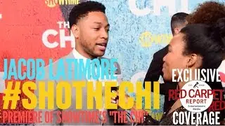 Jacob Latimore interviewed at premiere of Showtimes's new series 