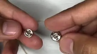 Cara Jahit Butang Tekan (TeT) @ Snap Button dengan cara paling mudah