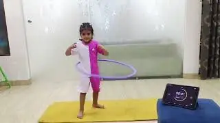 Maximum Hula Hoop Spins On Waist In One Minute- Achieved By Kyara Pratik Mittal