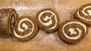 How To Make The Perfect Pumpkin Roll With Cream Cheese Filling | BG Bakers