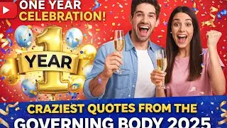ONE YEAR CELEBRATION AND CRAZY QUOTES FROM THE GOVERNING BODY