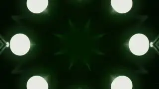 Screensaver || DJ Visualization Green Wedding Particle Animation Background Loop || Royalty Free.