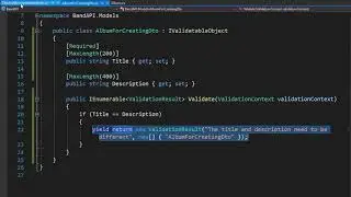 RESTful API with ASP.NET Core 3.0 - 49/50 - Creating Custom Validation Attribute