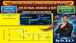 Zener Diode (Basic Theory) #neet#jee#iit#physics#iit#electronic#class12physics#jeeproblems#science 