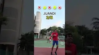 PICK A SIDE 🎾 #challenge #tennis #tennisplayer #shorts  #reflects #tenniscourt #sports #racket #ATP