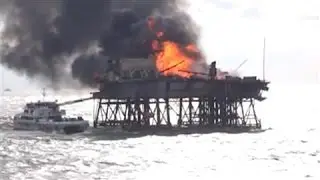 Dozens Missing After Fatal Azeri Oil Platform Fire