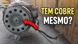 Abri um motor de ventoinha: tem Cobre mesmo?♻️