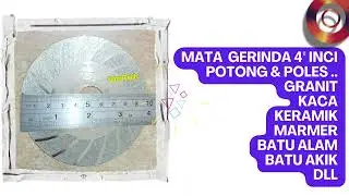 Mata Gerinda Diamond Cutting Wheel Potong Kaca Keramik Wet Basah 4
