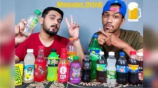 Super MONSTER DRINK | ALIEN Drink | Mix It & Drink It mukbang