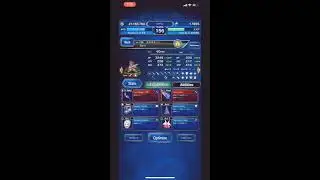 FFBE Aldore King Rain vs Emperor, 4TKO