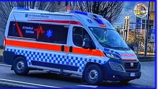 🔥Lecco - |⭐️RARE - Arrivo Ambulanza Air Medical Service Milano in emergenza 🚨 