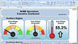 Making an Excel Dashboard - Tutorial #1 Copying Widgets