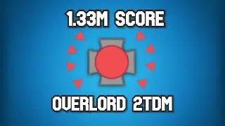 Diep.io | My First Million Score! - 1.33M Overlord 2-TDM