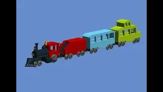How To Build A Lego Harold and the Purple Crayon Train (4-2-0) 1/2🇺🇲