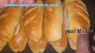 how to make sausage bread rolls/ yadda ake yin burodi mai sausage 😋 recipe @yaurikitchen