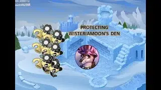 Protecting Wisteriamoon's den from yellow ducks Animal Jam The Clone Master