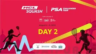 HCL Squash | PSA Challenger Tour | Jaipur | Day 2 | Court 3