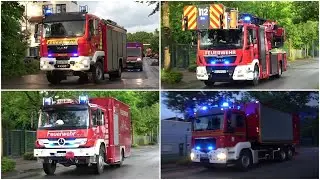[TORNADO in Lippstadt] Einsatzfahrten zahlreicher Feuerwehren aus der Region