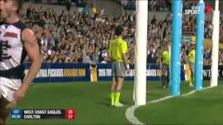 Blues skipper bends a ripper - AFL