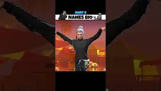 Boys Name Bio☠️🤯🔥 [Part 5]#shorts#freefire#youtubeshor#biovideos#flopff