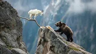 Bear vs Mountain Goat Why Predators Can&rsquo;t Catch the King of Cliffs
