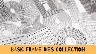 Cutting Dies For Cardmaking|Queenacraft&rsquo;s Basic Frame Dies Collection