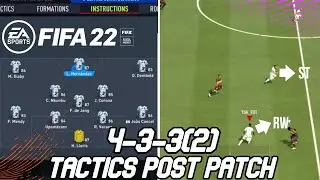 FIFA 22 BEST FORMATION 433(2) CUSTOM TACTICS AFTER PATCH! Meta Instructions & Custom Tactics