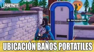 LOCATION Use portable toilets in different matches - FORTNITE