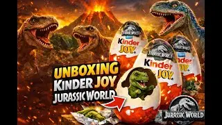 Unboxing kinder Joy &ndash; Jurassic World | Janeiro 2026