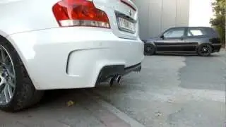 BMW 1M starting up Stage 2 @ DVX Performance 418Hp