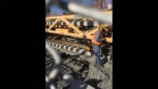 SGT Rail & Track Installation on Trench Structure