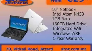 ATOZ ELECTRONICS EEEPC NETBOOK - MAY 2011 - ( FLASHTV )