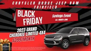 Black Friday Luxury Awaits: Discover the 2023 Grand Cherokee Limited | CDJR Fairfield