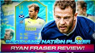 WORTH DOING? 🤔 NATION PLAYER RYAN FRASER (91) PLAYER REVIEW! FIFA 21 ULTIMATE TEAM!