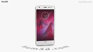 Motorola Moto Z2 Force Fine Gold 3D model by 3DModels.org