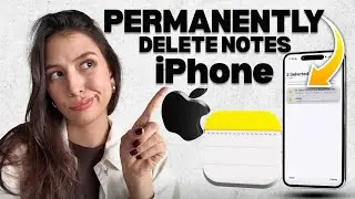 How to Delete Notes Permanently on iPhone and iPad (Apple Notes Tutorial)