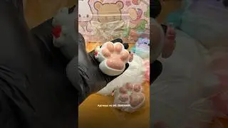 Трендовые таба лапки чееек!🐾💞 #табалапка #squishy #сквиш #slime #antistress #лапка