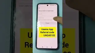 Useme App referral code, useme referral code, useme app me referral code kaise dale, #useme #shorts