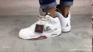 nice kicks perfectkicks fake or authentic Authentic Supreme X Air Jordan 5 White