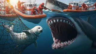 Giant Shark Attacks Helpless Seal &mdash; The Dramatic Ocean Rescue That Saved Its Life